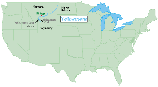Us Map Yellowstone River