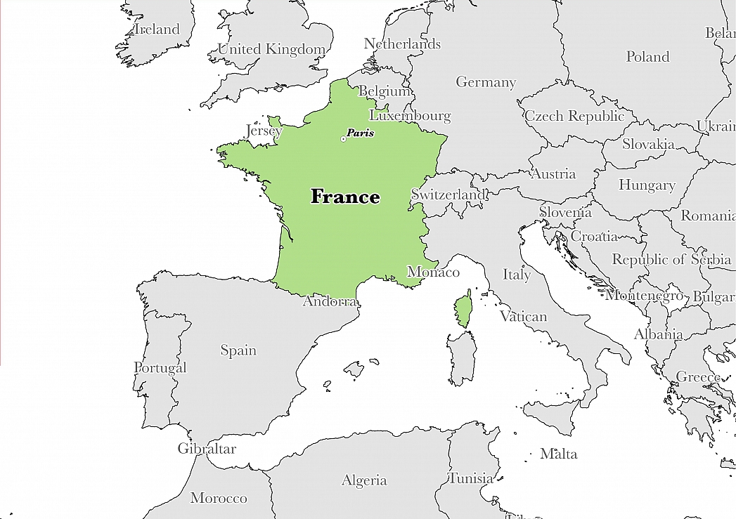 France S Capital Graphicmaps Com