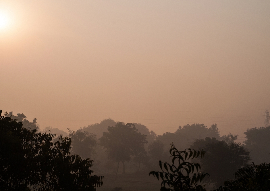 Smoke, dust, and sand particles degrade the air quality in Pakistan, the most polluted country in the world.