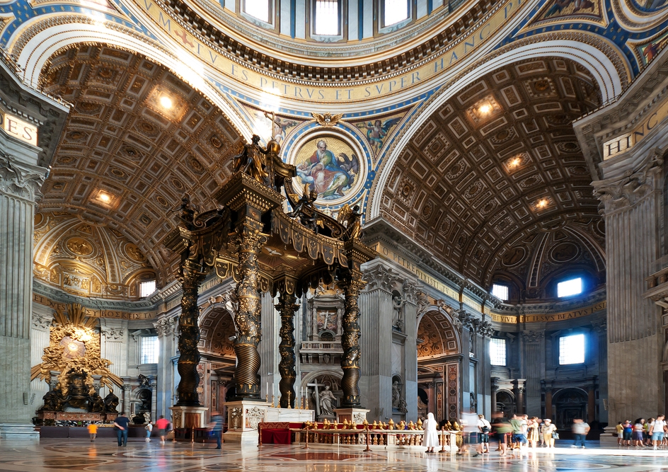The largest church in the world is St. Peter's Basilica, followed by the Basilica of the National Shrine of Our Lady of Aparecida and the Seville Cathedral.