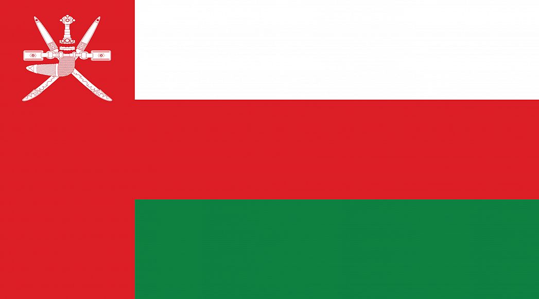 Oman S Flag Graphicmaps Com